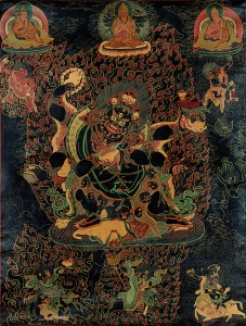 Mahakala, one of the three main protectors of Geluk